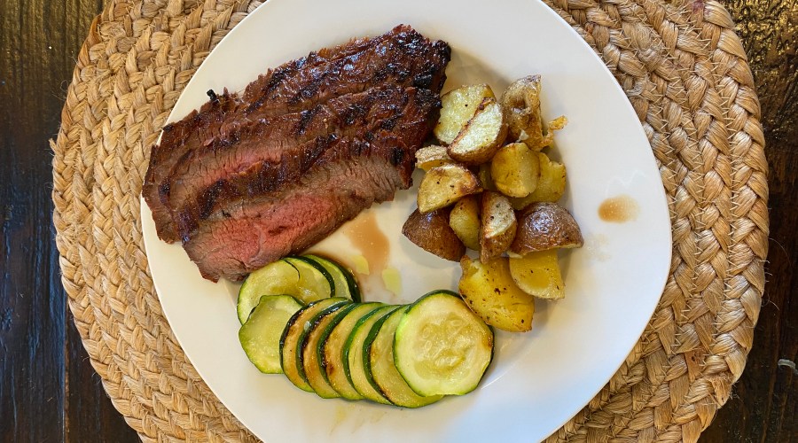 Bourbon Marinated Flank Steak