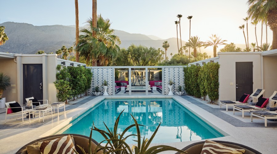 Inside Martyn Lawrence Bullard's Ultra Glamorous Palm Springs Oasis