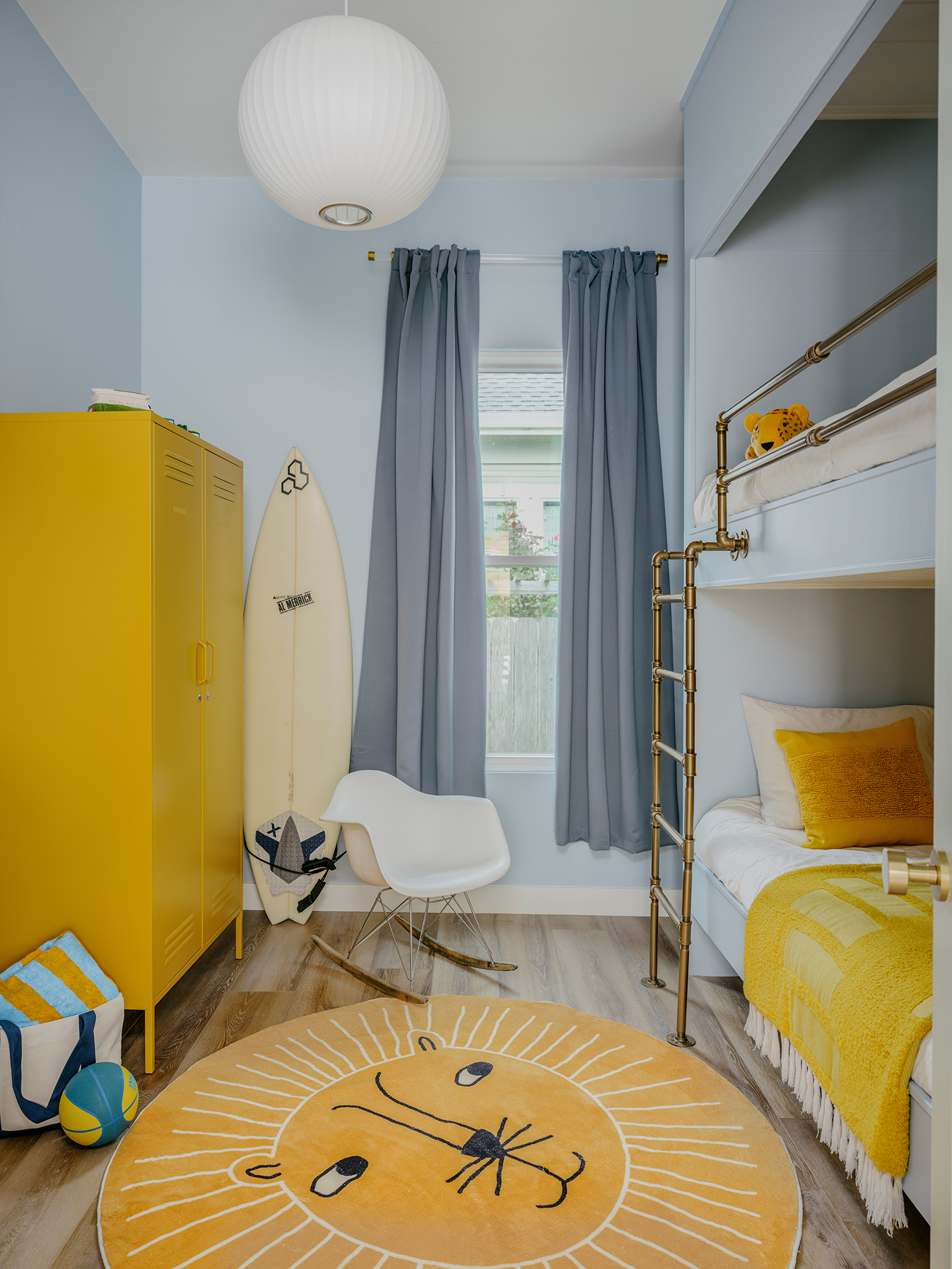 Bunk Room in Santa Cruz Bungalow by Christie Tyreus