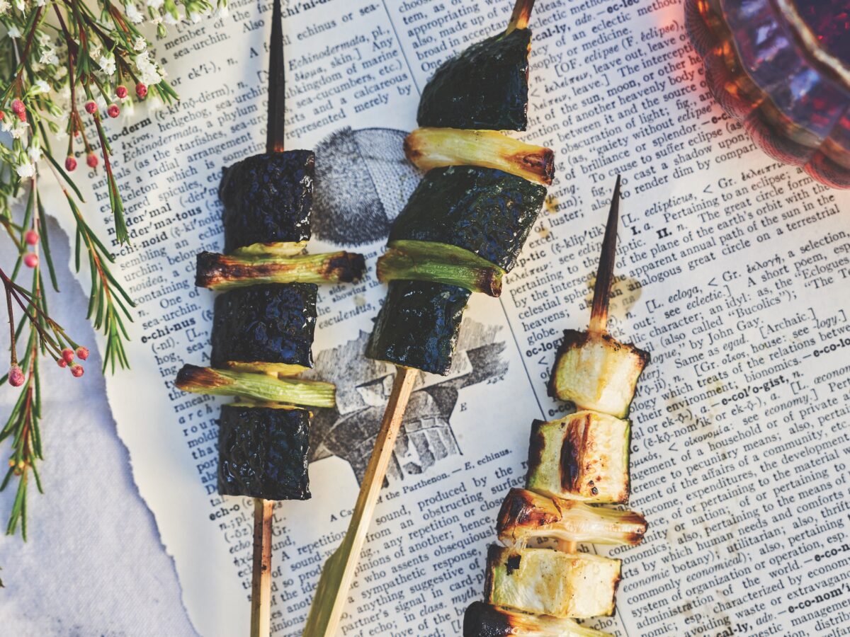 Grilled Zucchini Skewers Recipe