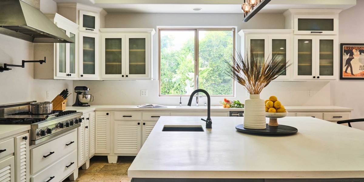 Caesarstone Kitchen with No People