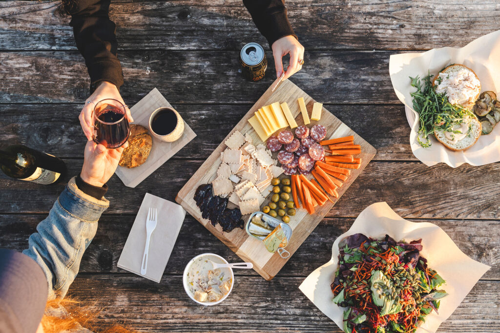 Cafe Aquatica Charcuterie and Wine Overhead