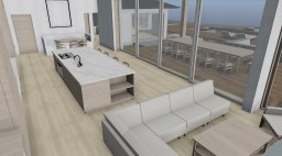 Camille Styles Great Room Kitchen Area