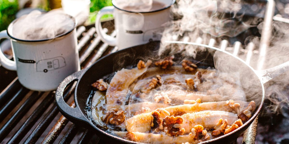Whiskey Banana Walnut Pancake Topping