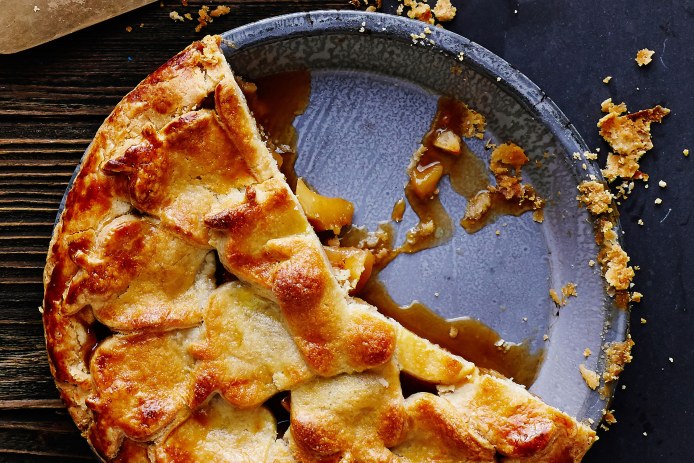 Caramel Apple Pie with Pastry Cutouts