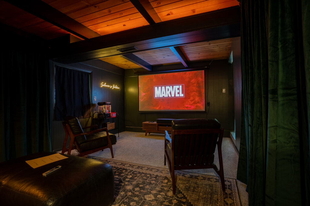 Cinema Room at Lightfoot Cabin