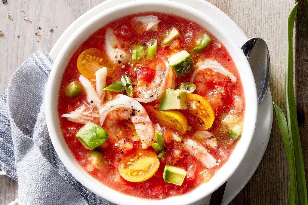Cold Shrimp and Crab Soup