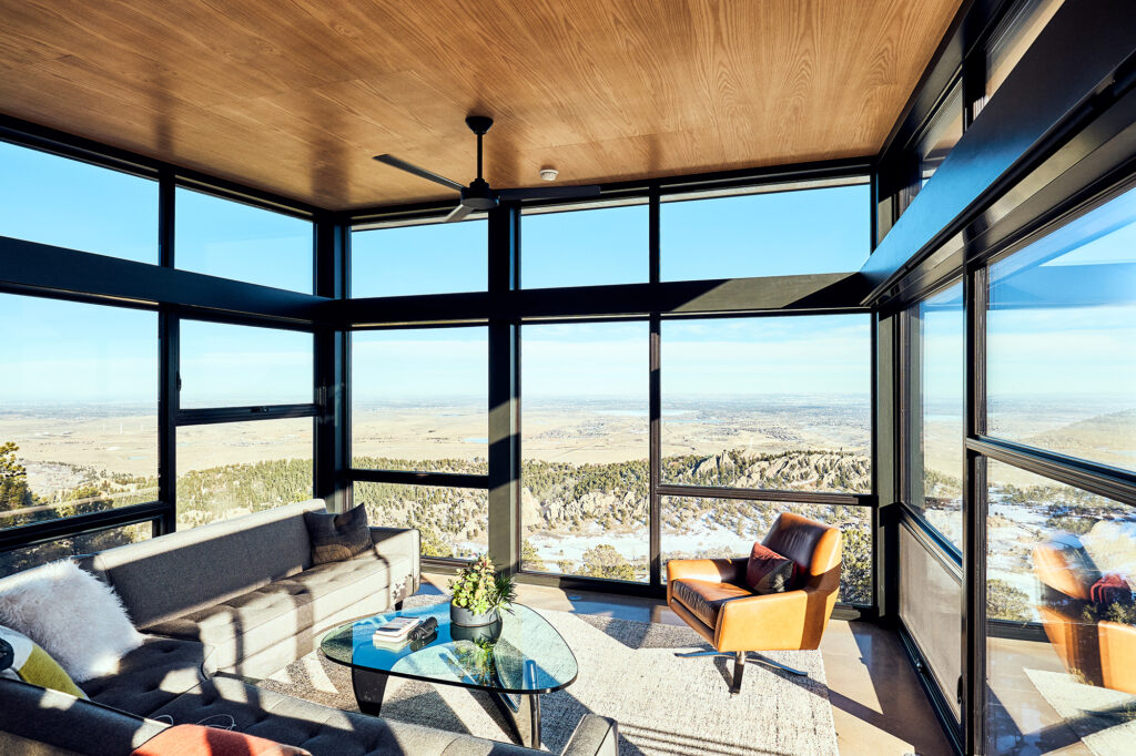 Colorado Modern House Living Room