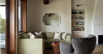 Couch Corner design by Andrea Lackie Design