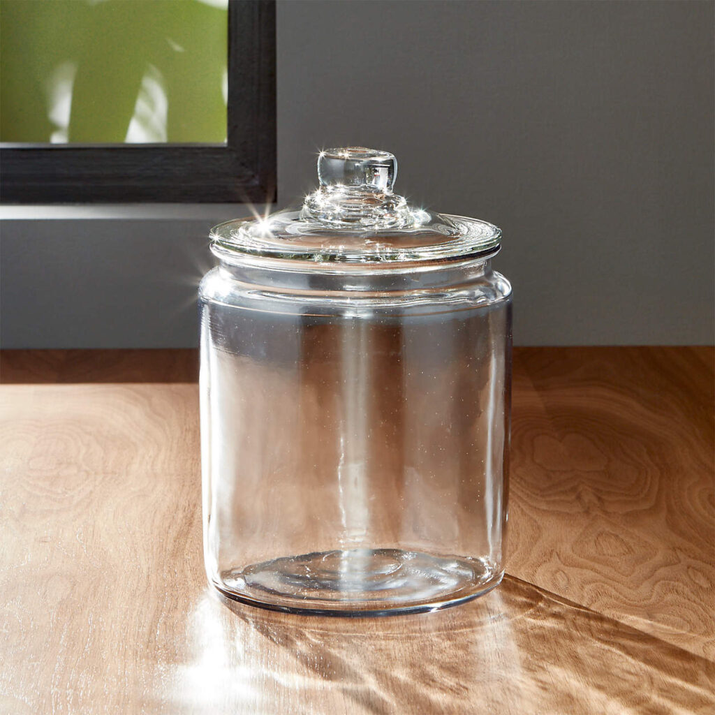 Crate & Barrel Heritage Hill Glass Containers