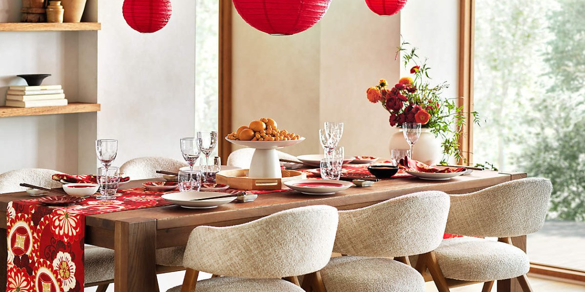 Crate & Barrel Lunar New Year Table