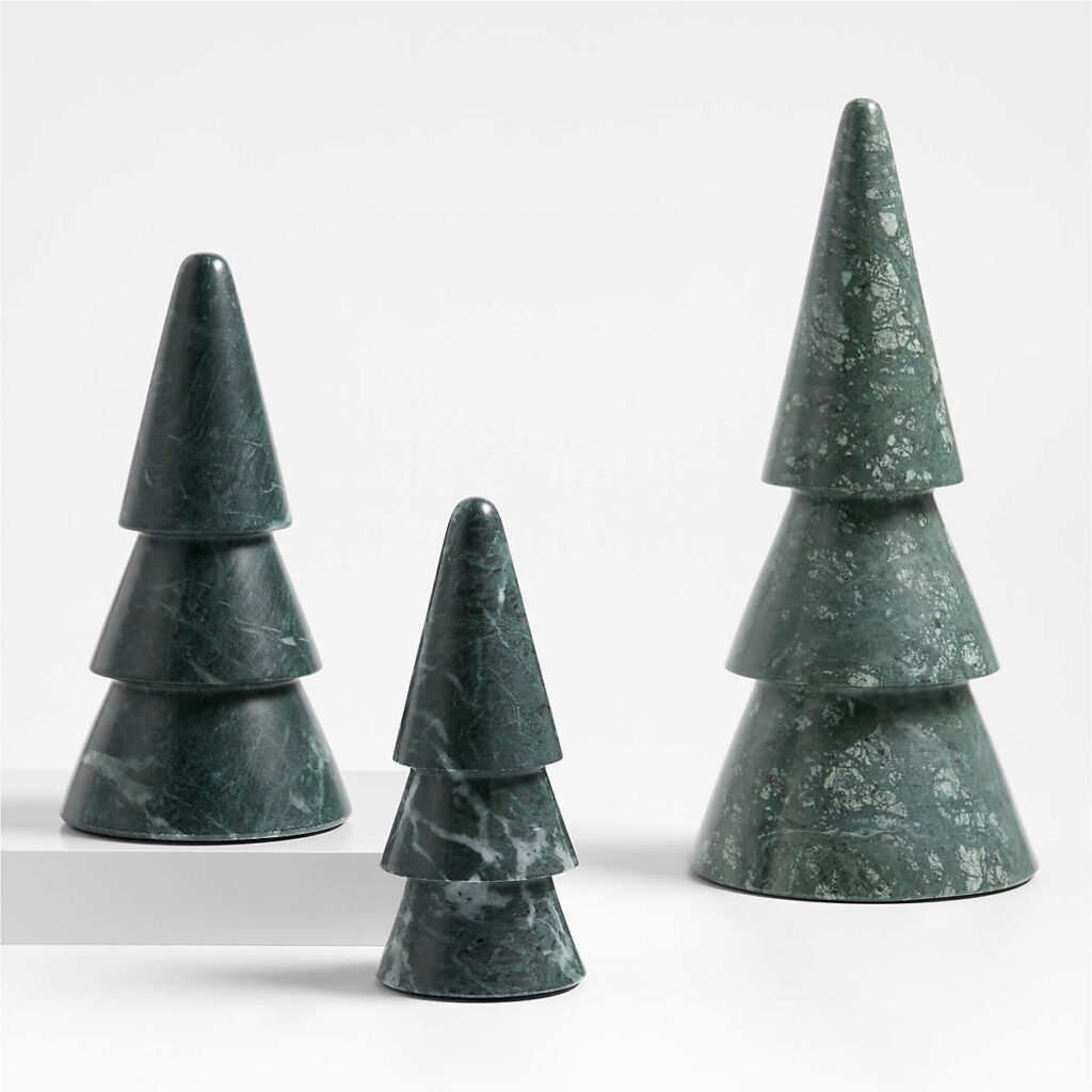 Crate & Barrel Marble Christmas Tree