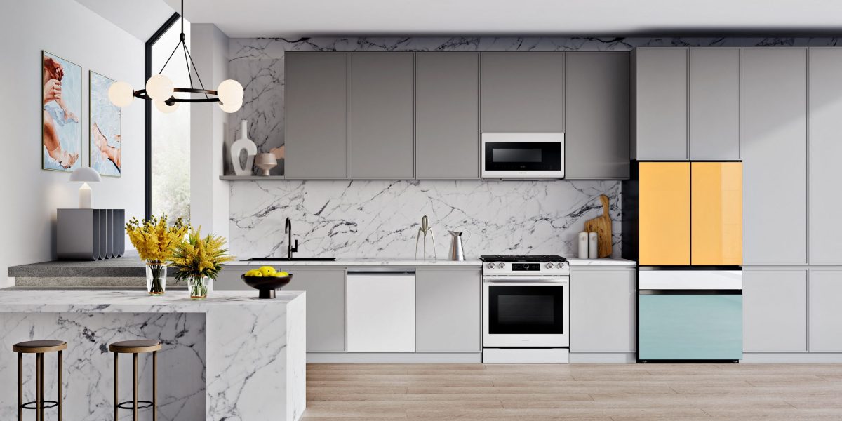 Samsung Bespoke Refrigerator colorful appliances