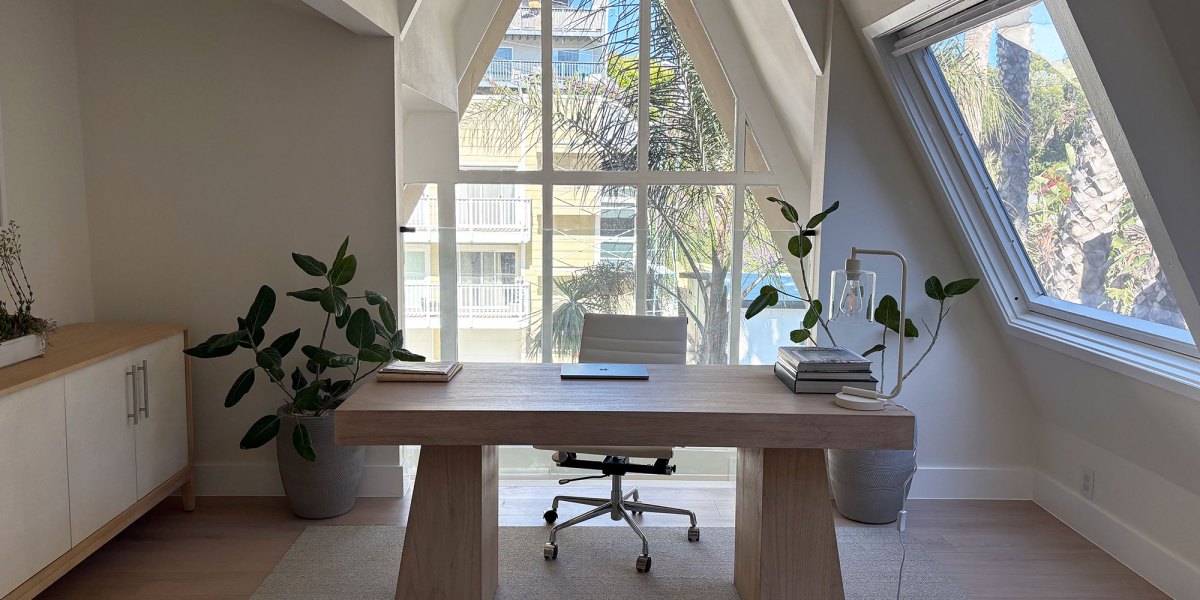 Desk A-Frame Home Office