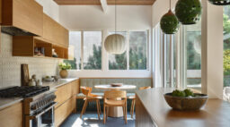 Dining Area in Galley Kitchen by Kirsten Blazek