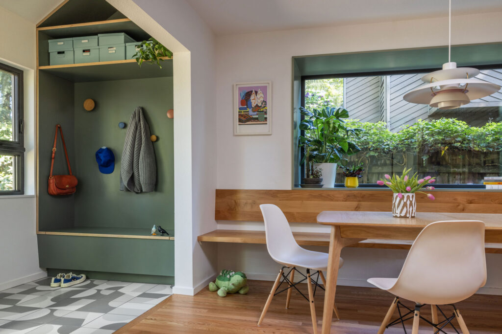 Dining Area in Wedgewood Seattle House by Best Practice Architecture