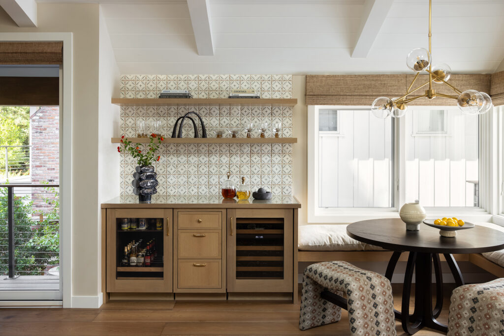 Dining Nook in Sacramento ADU by Victoria Tanforan