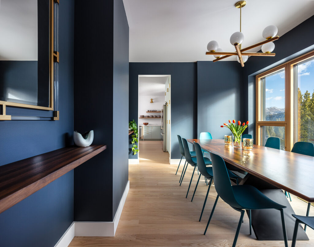 Dining Room in Montana Passive House by Love Schack Architecture