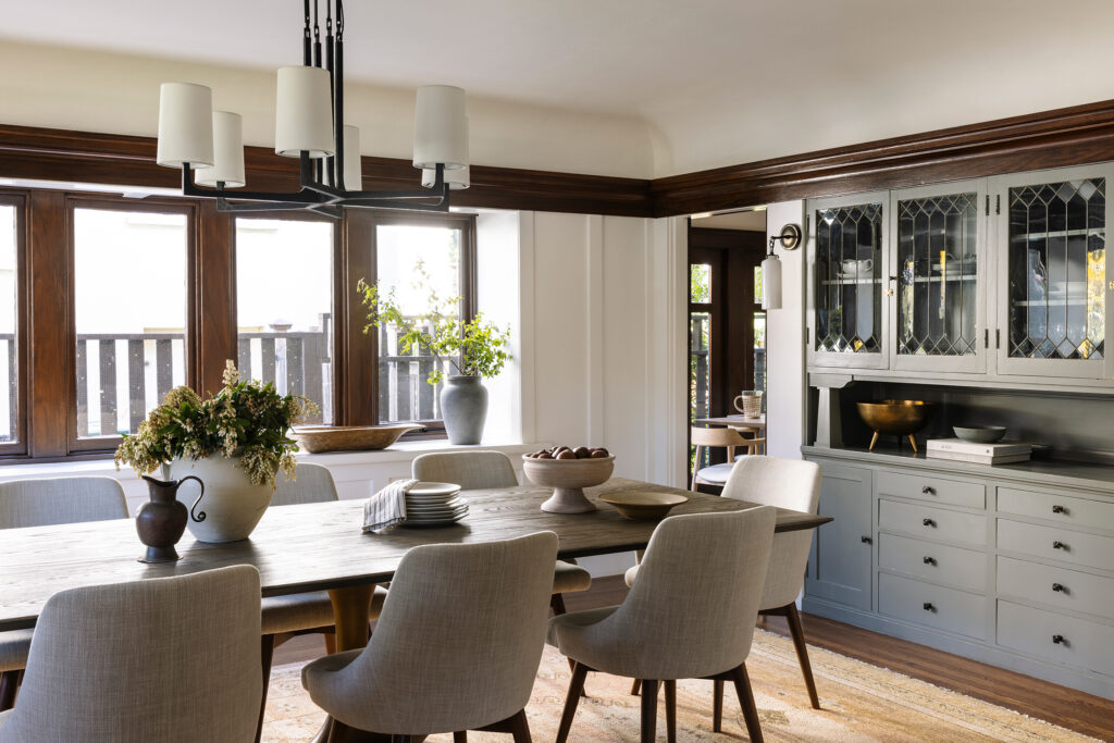 Dining Room in Oakland Craftsman by Emily Finch