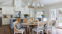 Dining Table in Hillsborough Kitchen by Collected Interiors