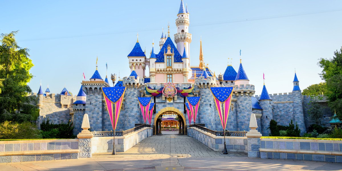 Disneyland Castle 70th Anniversary