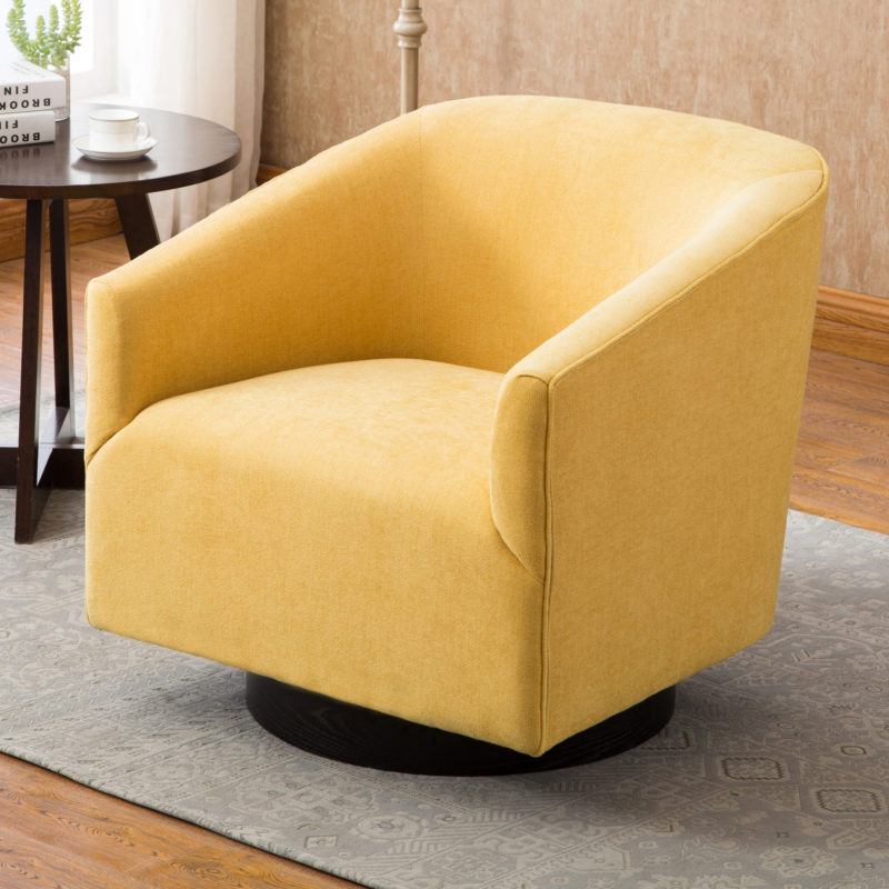 Yellow 2025 swivel chairs