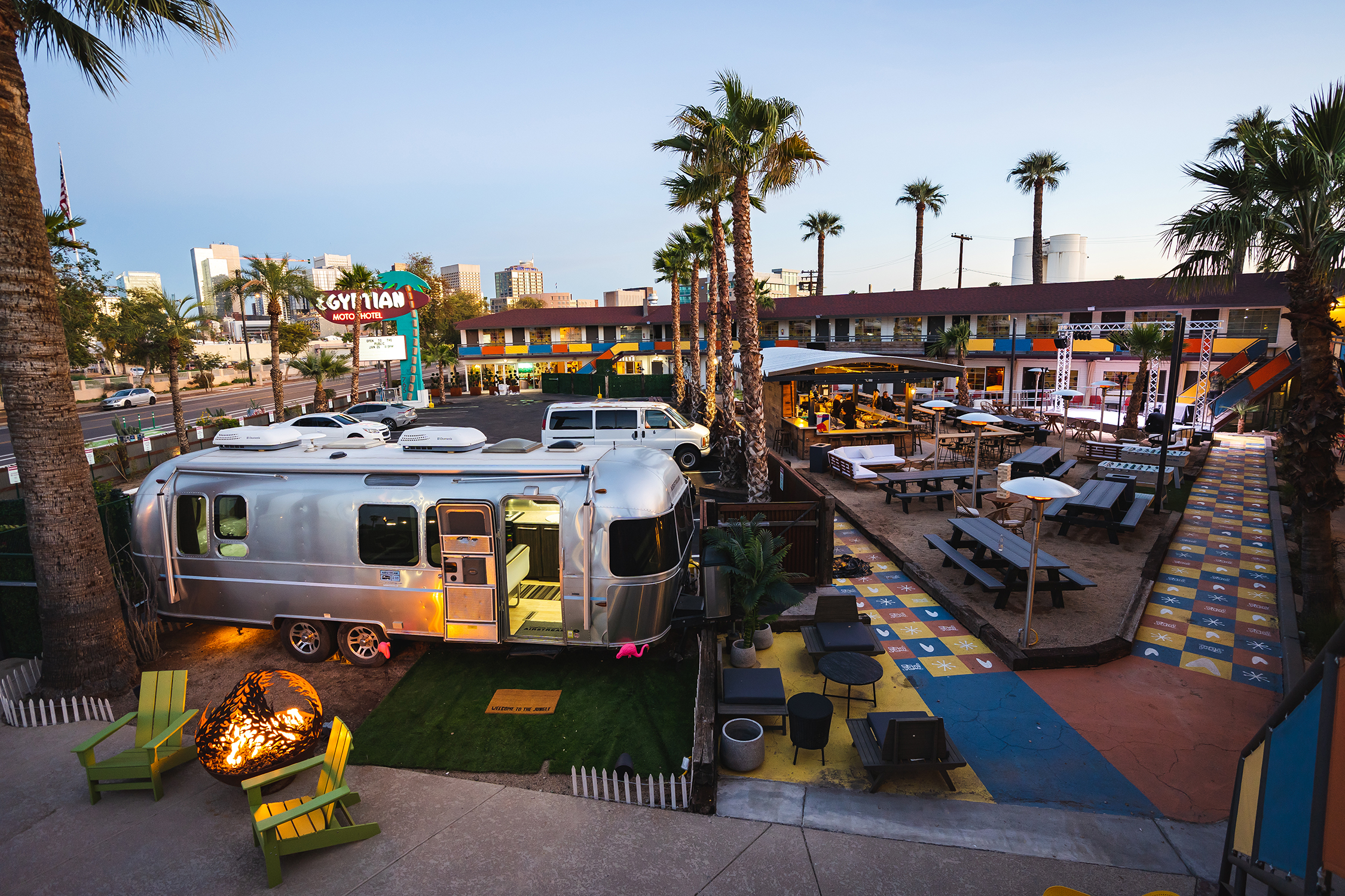 Egyptian Motor Hotel Airstream