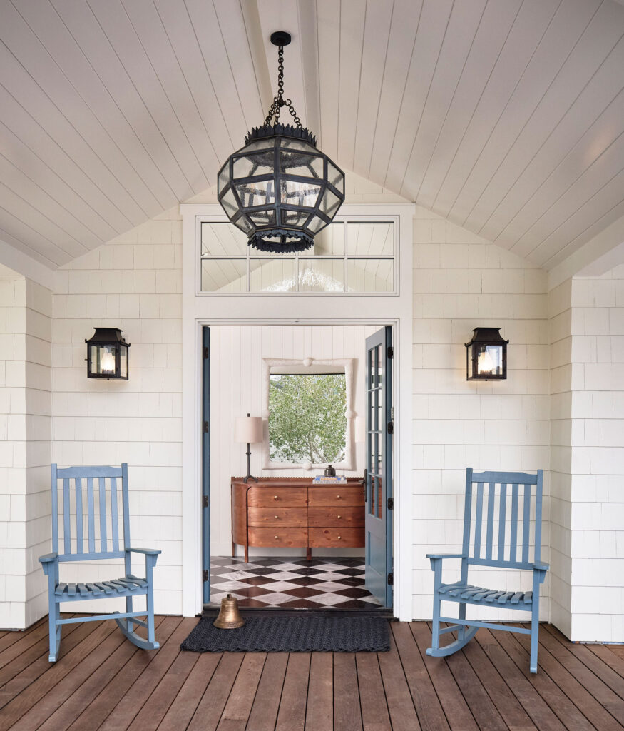 Entry in Former Hunting Lodge by JL Interior Design