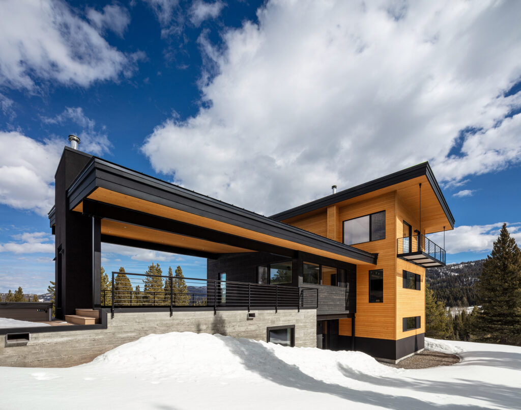 Exterior Montana Passive House by Love Schack Architecture