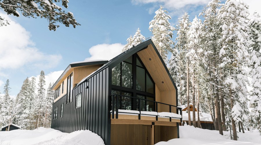 This Scandinavian-Style Home Was Designed to Withstand Snow and Fire