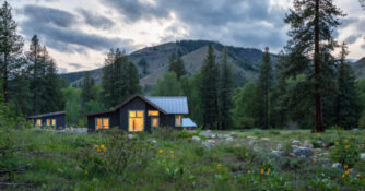 Exterior Landscape in Washington Cabin by Best Practice Architecture