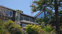 Exterior in SF Ranch House by MDA