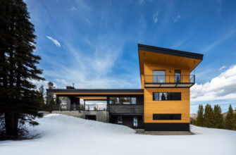 Exterior in Montana Passive House by Love Schack Architecture