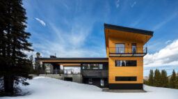 Exterior in Montana Passive House by Love Schack Architecture