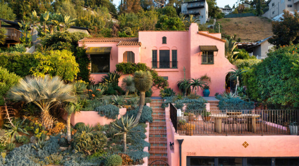 Forget the Barbie Dreamhouse—This Stunning Pink Ombré Home in L.A. Is Pure Design Eye-Candy