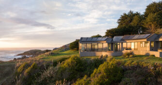 Exterior in Sea Ranch House by Rachel Chulew/Design Haus 24