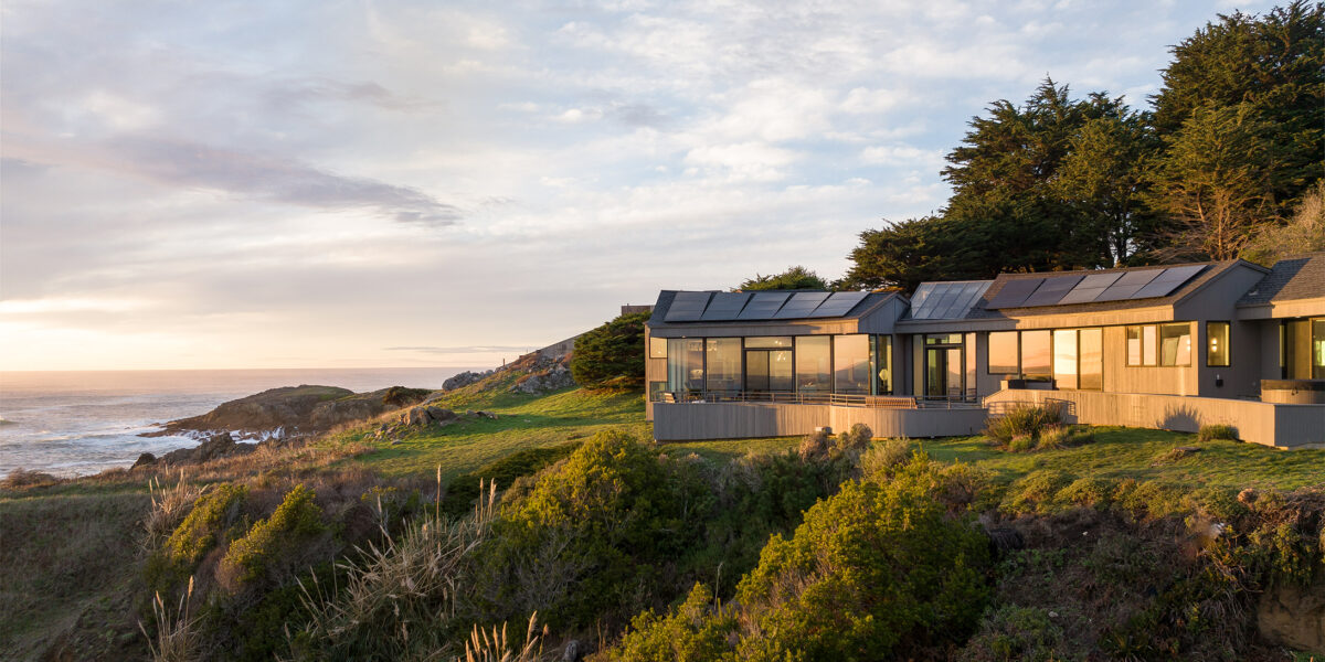 Exterior in Sea Ranch House by Rachel Chulew/Design Haus 24