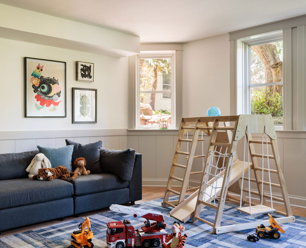 Family Room in Victorian Boulder by Emily Tucker
