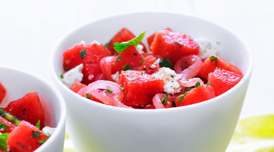 Spicy Watermelon Salad
