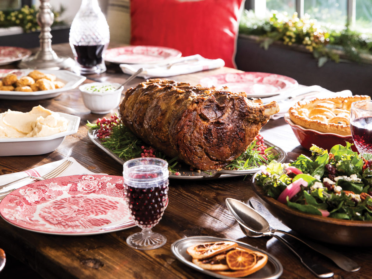 Prime rib christmas clearance dinner