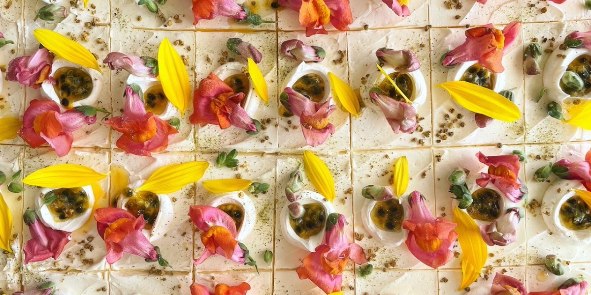 Flower Sheet Cake