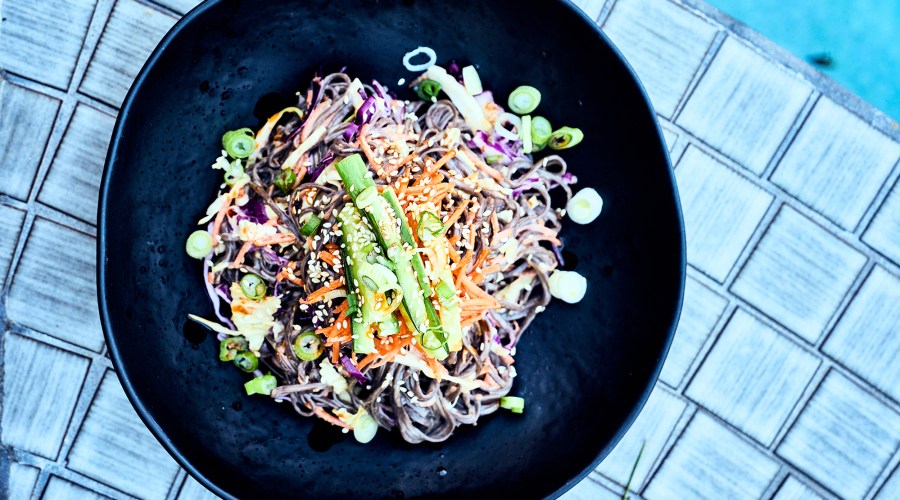 Cold Sesame Soba Noodles