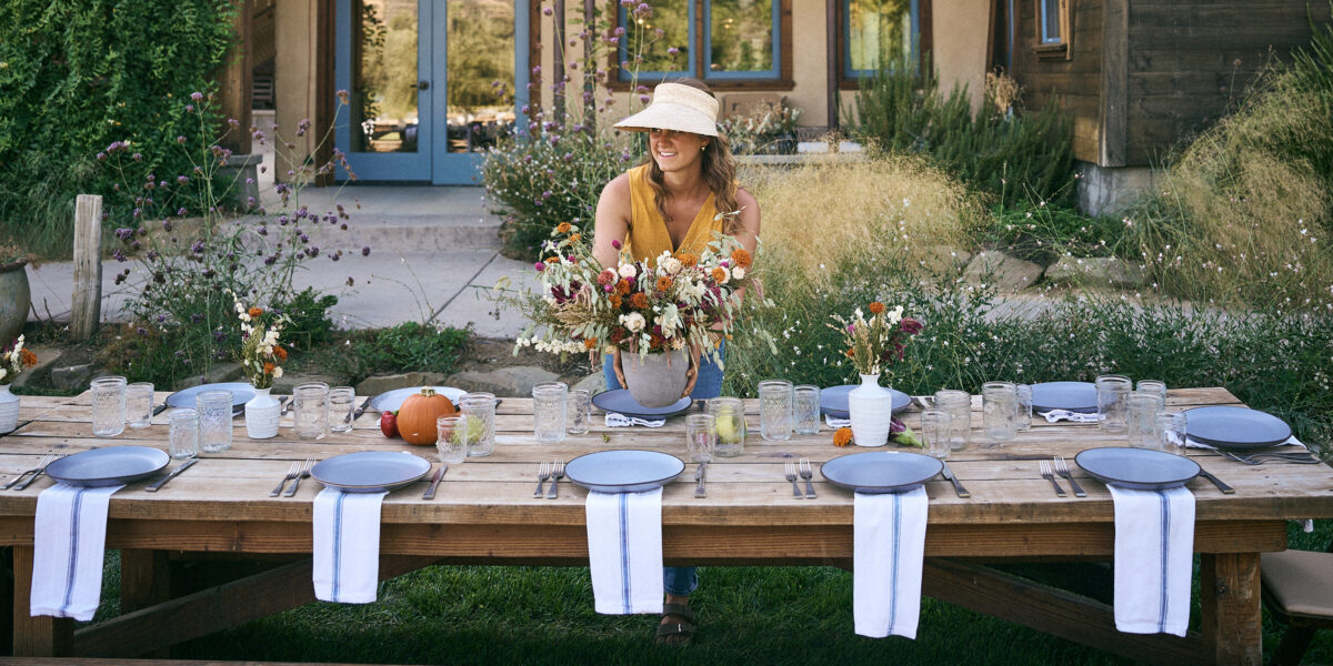 Full Belly Farm Tablescape