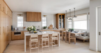 Gallery Lights in Kitchen by Lindye Galloway