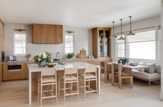 Gallery Lights in Kitchen by Lindye Galloway