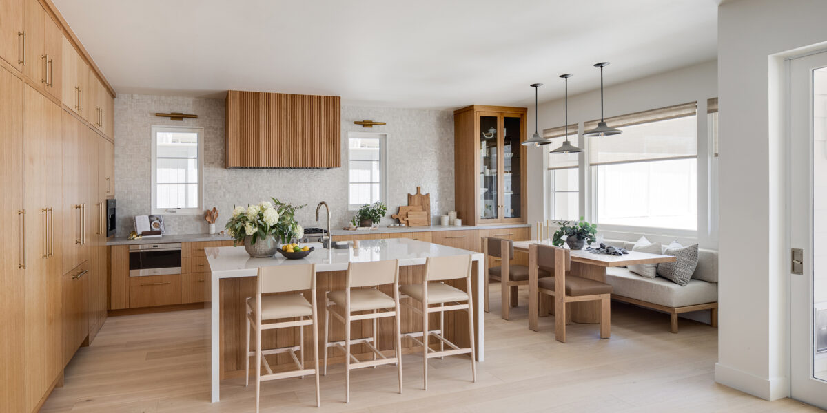 Gallery Lights in Kitchen by Lindye Galloway