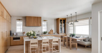 Gallery Lights in Kitchen by Lindye Galloway