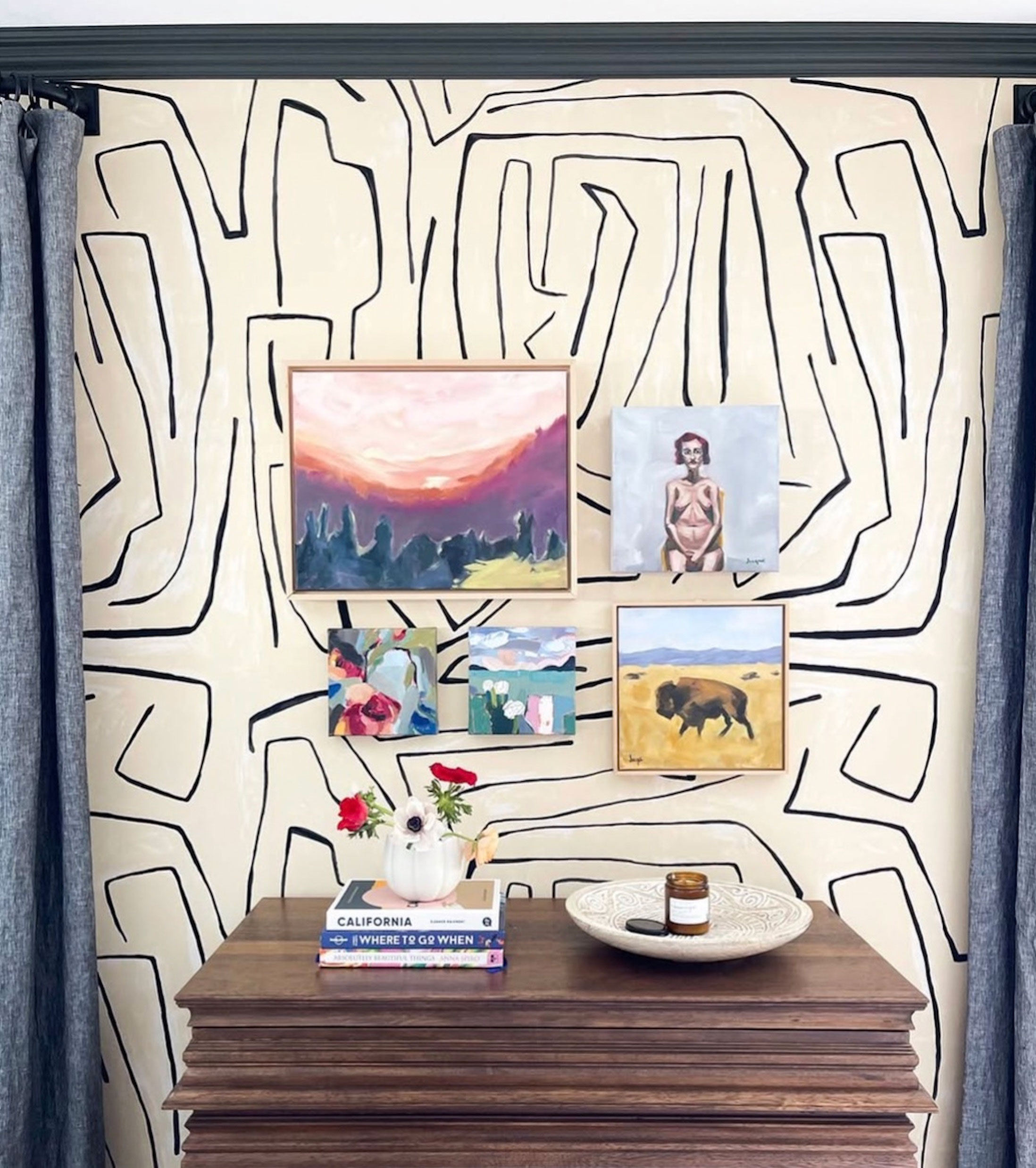 Gallery Wall Background by Molly Erin Designs