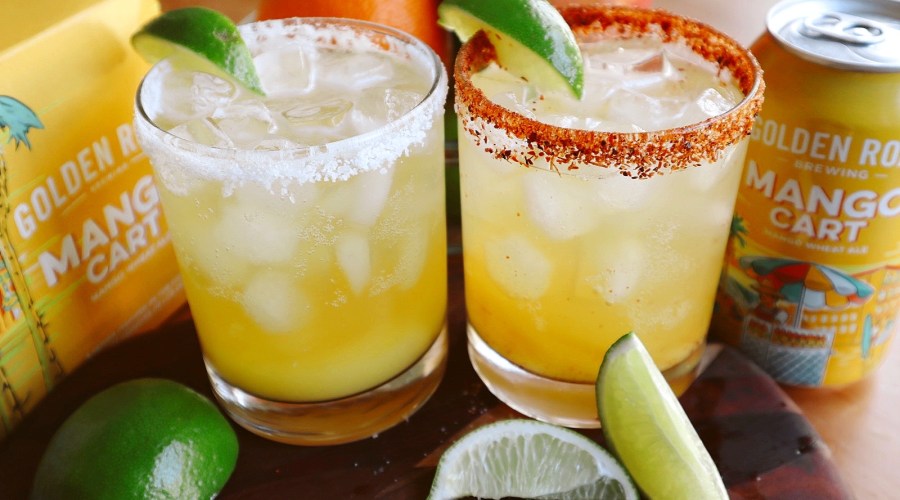 Golden Road Mango Cart Margarita beer cocktails.