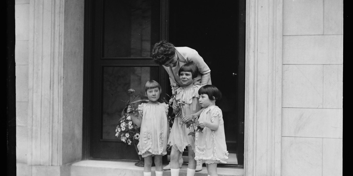 Grace Coolidge May Day basket
